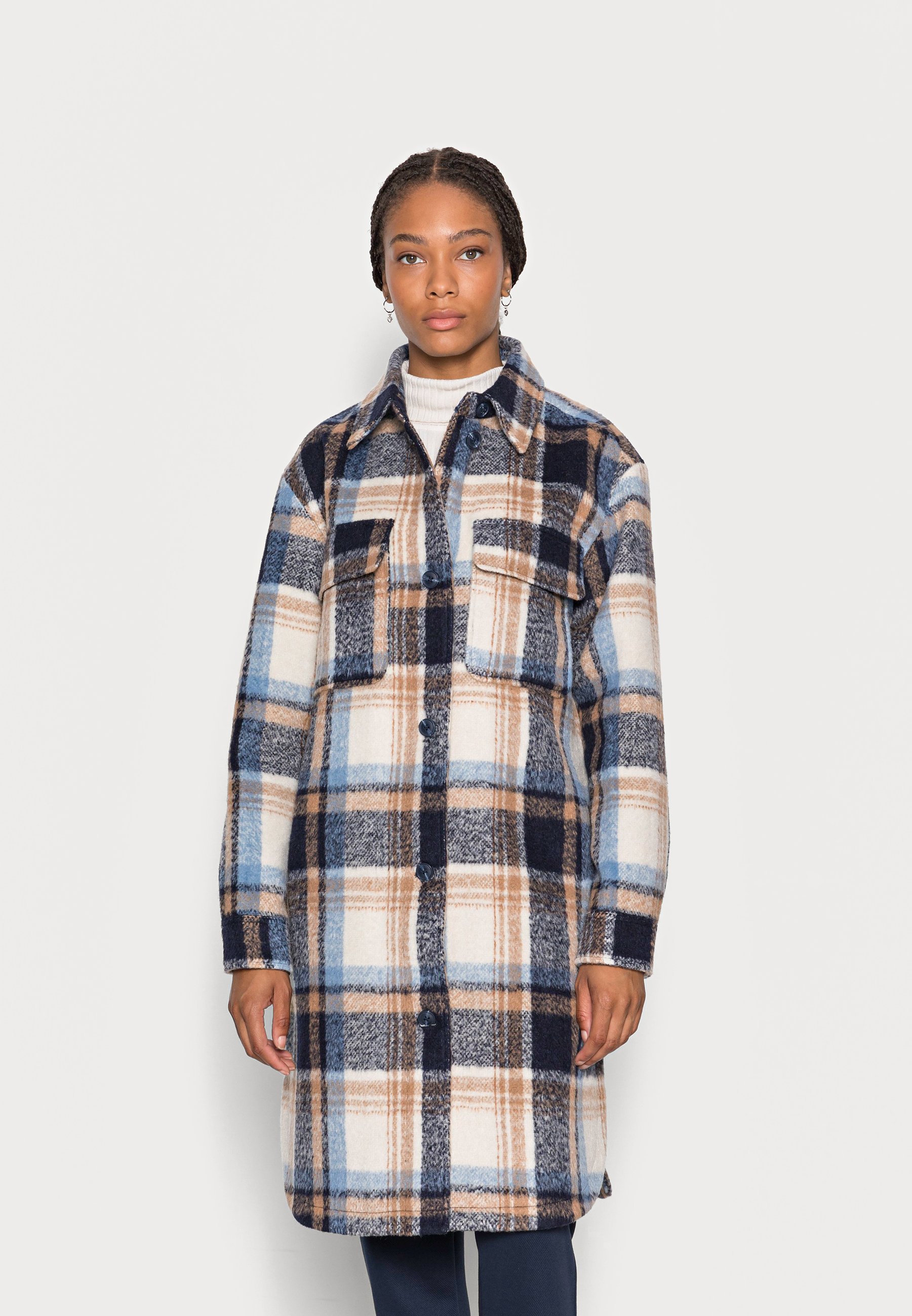 TOM TAILOR DENIM LONG CHECK OVERSHIRT 