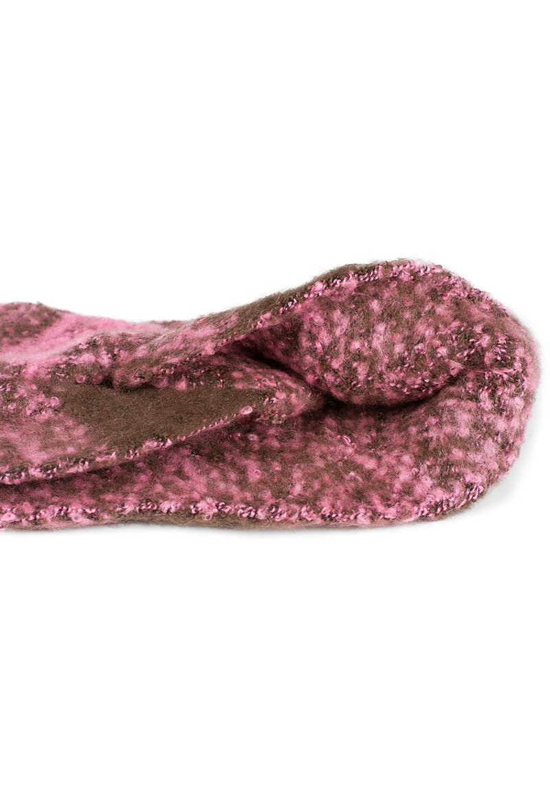Damen Mützen | STYLEBREAKER Ohrenwärmer pink/braun/pink - FV08559 Damen Mützen | STYLEBREAKER Ohrenwärmer pink/braun/pink - FV08559