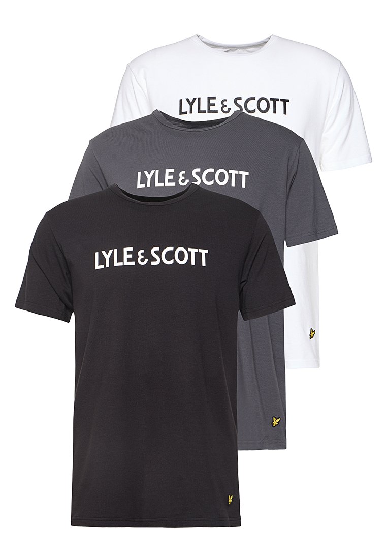 Lyle & Scott T-shirt med print flerfärgad