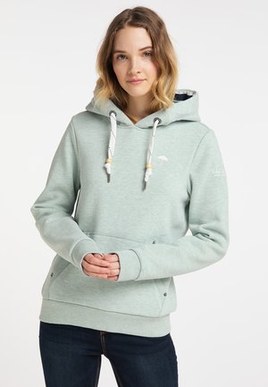 Schmuddelwedda, SCHMUDDELWEDDA HOODIE - Hoodie - salbei melange