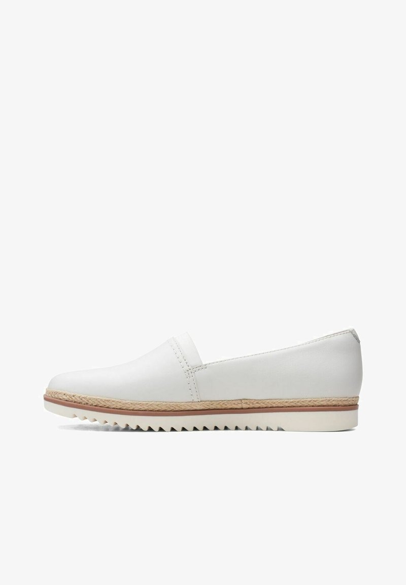Clarks SERENA - Slip-ons - white