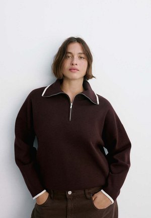 Mango, ADULT - Polo - dark brown