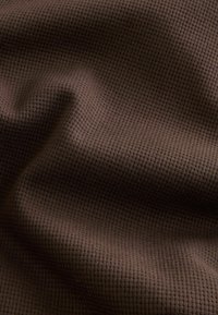 Next WAFFLE TEXTURED - REGULAR FIT - Langærmet T-shirt - chocolate brown