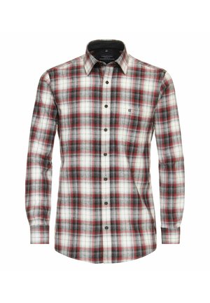 CASAMODA Vrijetijdshemd Groen-collectie geruit Casual Fit
