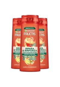 Garnier - GARNIER SHAMPOO RIPARA&RINFORZA PER CAPELLI DANNEGGIATI - 3 PACK - Shampoo - trasparente Immagine in miniatura 1