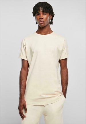 Urban Classics SHAPED TURNUP - Basic póló - whitesand