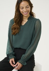 Kaffe Blúzka - aventurine cc