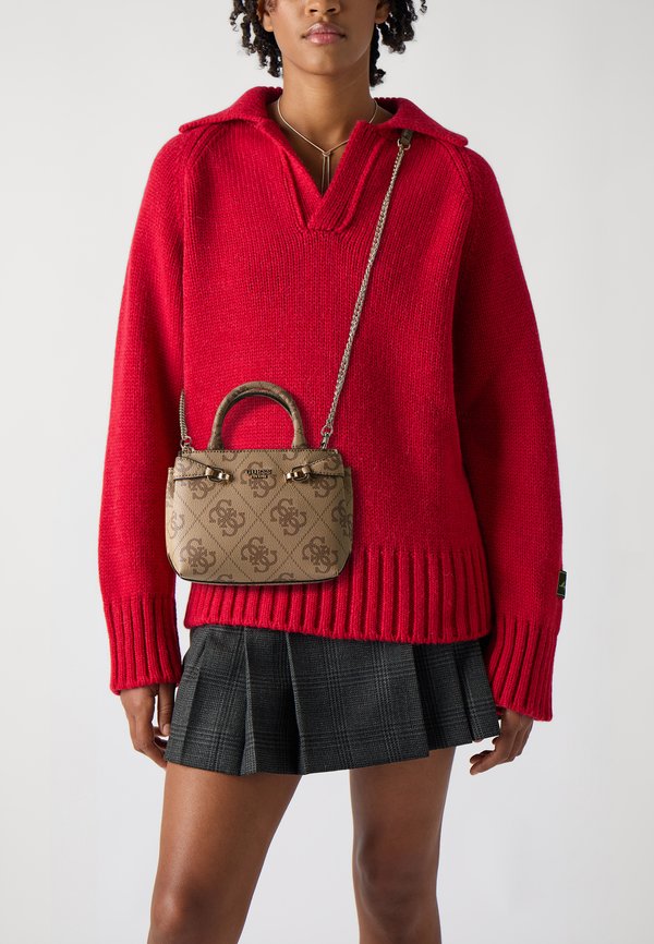 LORELEI MINI SATCHEL - Handbag - latte logo