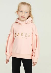Baker by Ted Baker BAKER BY TED BAKER PINK LOGO HOODIE - Kapucni - pink
