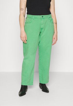 Flared jeans - green