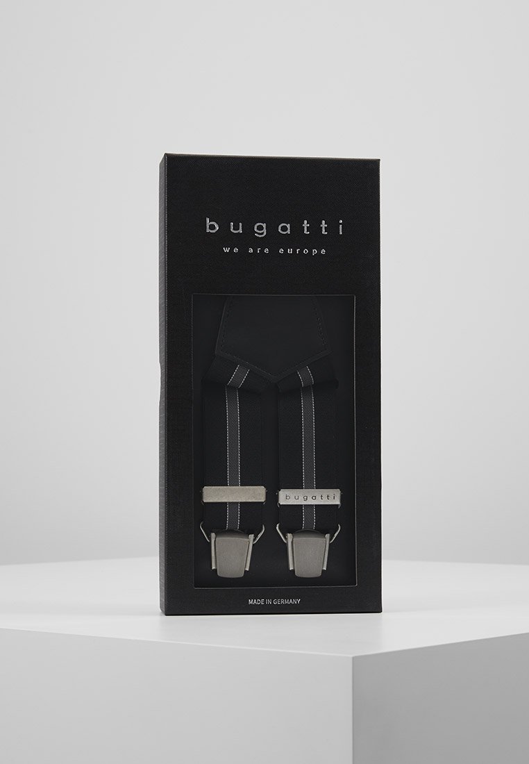 Herren Gürtel klassisch | Bugatti BRACES HOSENTRÄGER Gürtel schwarz - LJ70490 Herren Gürtel klassisch | Bugatti BRACES HOSENTRÄGER Gürtel schwarz - LJ70490
