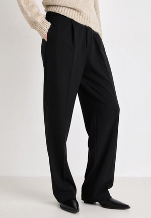 TAILORED WIDE  - Bukser - black