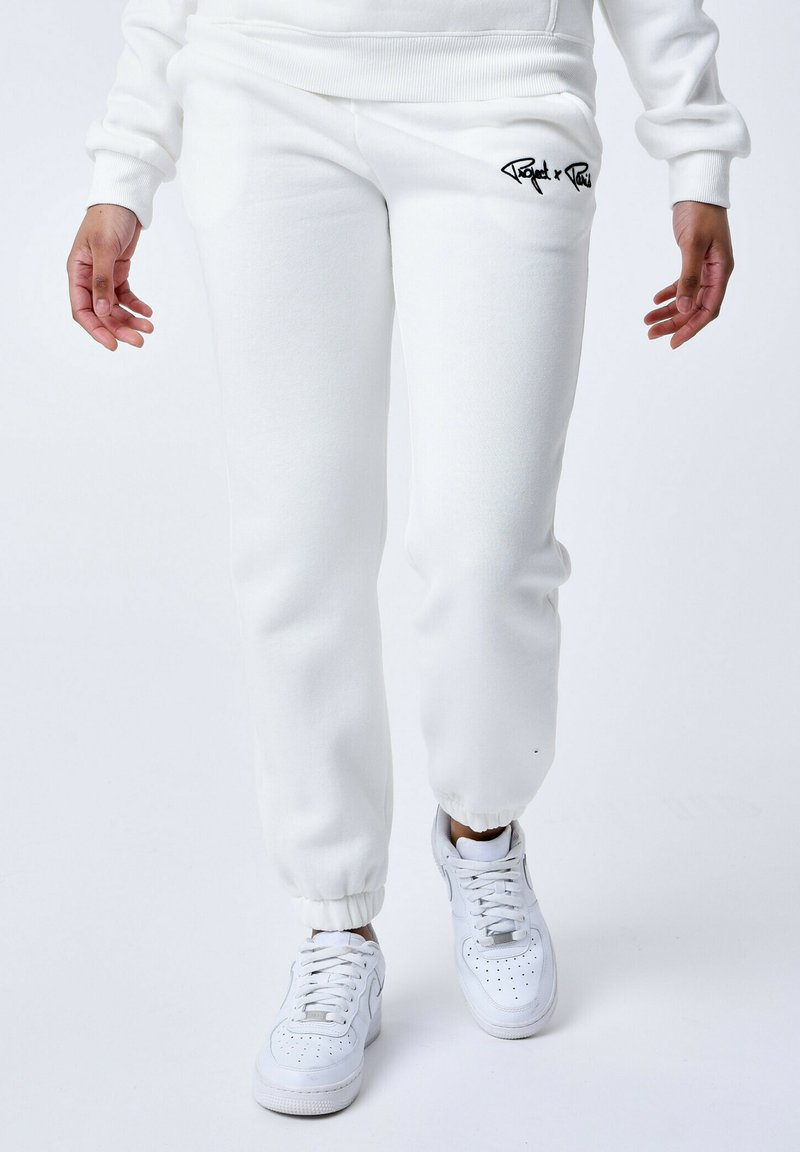 Project X Paris JOGGING SIGNATURE - Pantaloni sportivi - blanc cassé