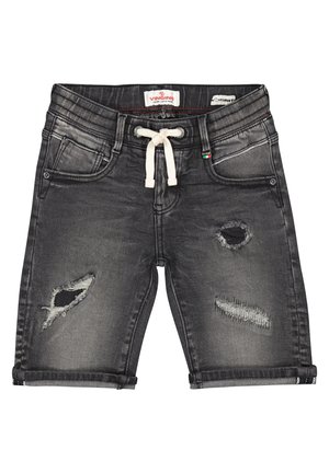 CECARIO - Shorts vaqueros - black vintage