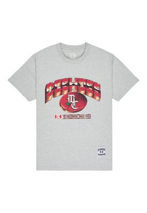 DC Shoes CHANGE UP - Print T-shirt - sfrh light heather grey