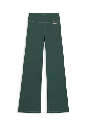 WITH HIGH WAIST AND BESOM POCKET - Leggings - green