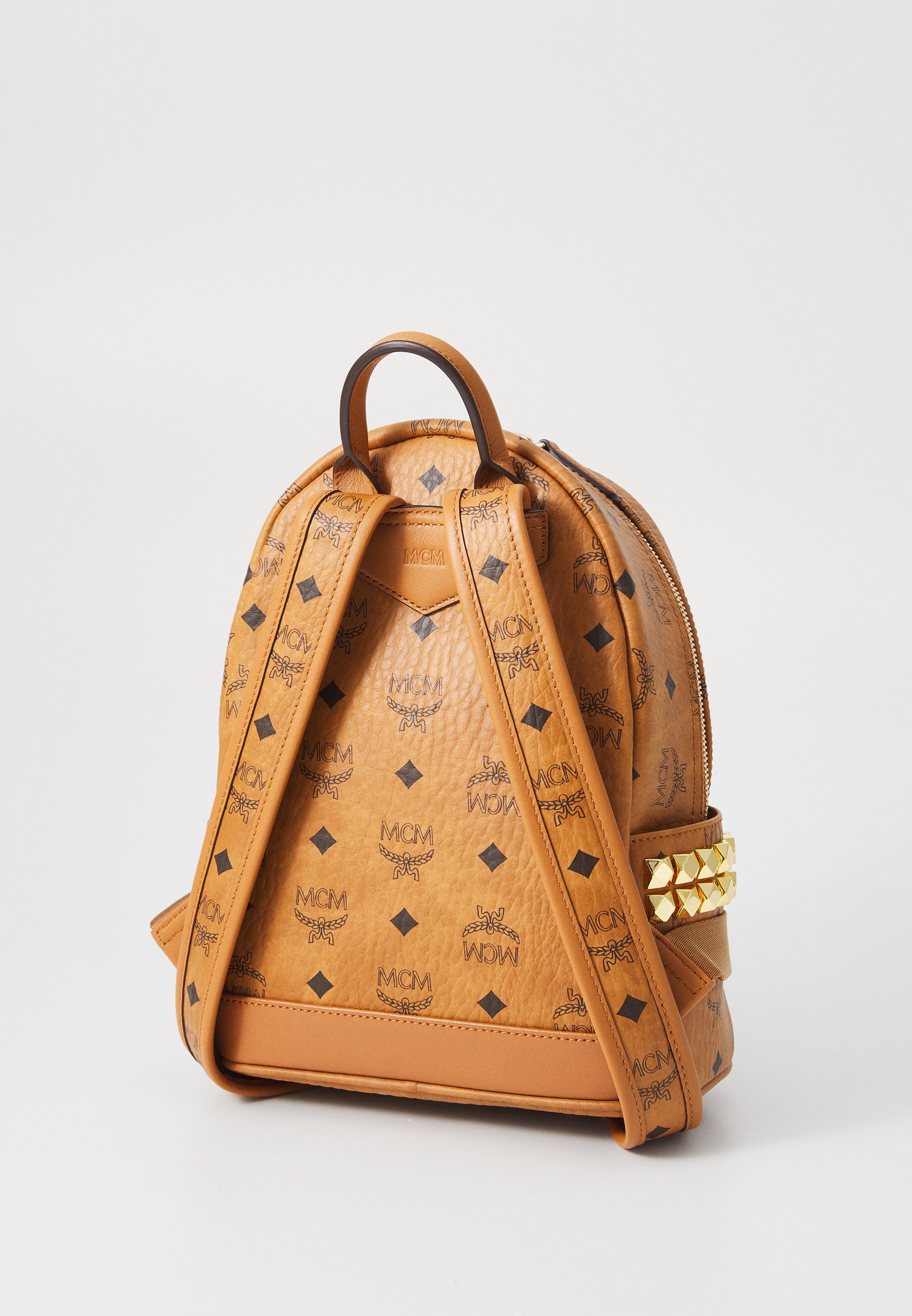 MCM STARK BACKPACK - Backpack - cognac - Zalando