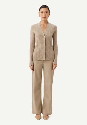 Strickjacke - beige