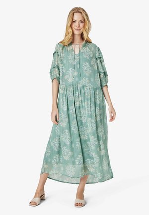 ALLIENN - Maxi ruha - print green