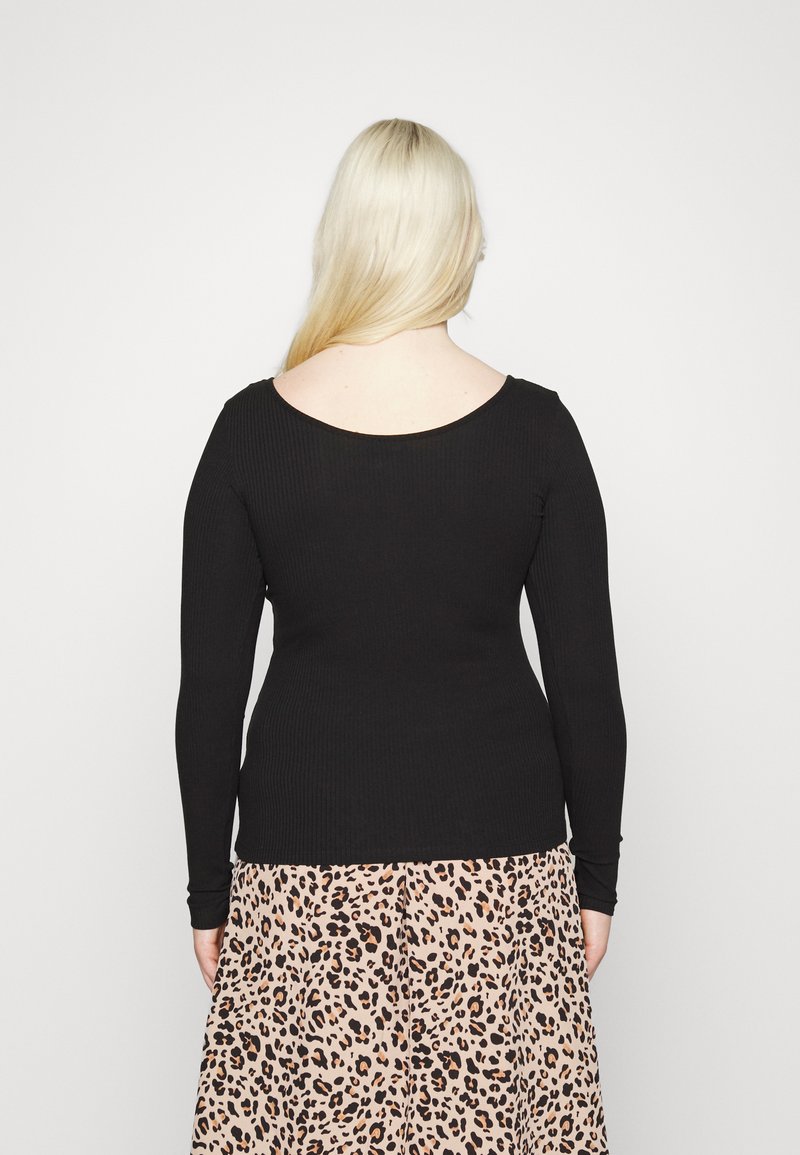 Damen T-Shirts | Pieces Curve PCKITTE Langarmshirt black/schwarz - DB29466 Damen T-Shirts | Pieces Curve PCKITTE Langarmshirt black/schwarz - DB29466