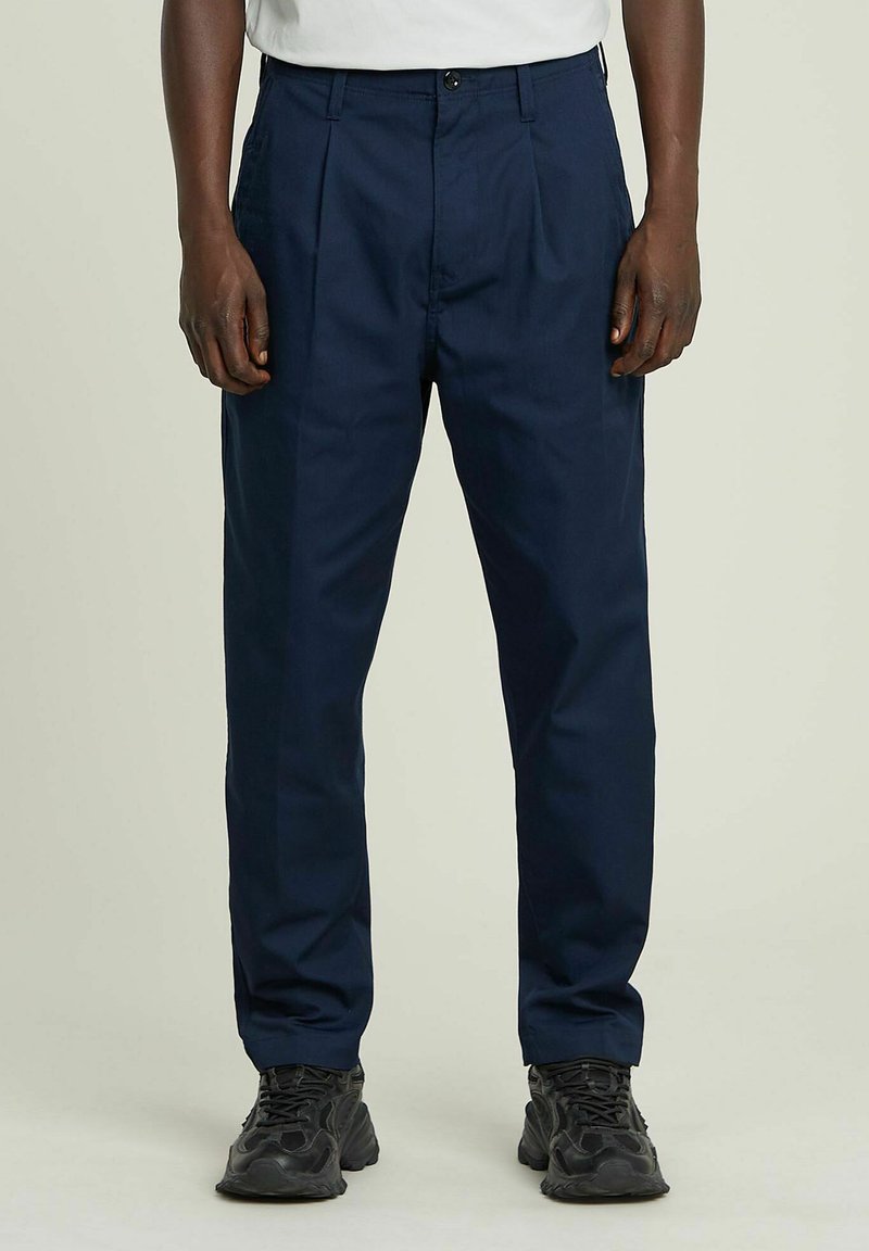 G-STAR - PLEATED CHINO - Trousers - salute, Enlarge
