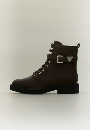 Guess, FELLINI - Боти с връзки - dark brown