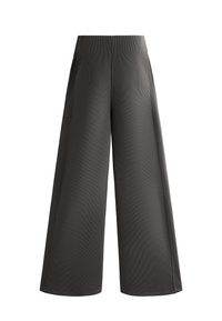 SOFT TOUCH WIDE RISE - Hlače - grey