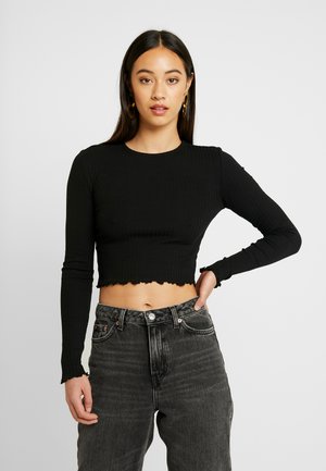 Maglietta a manica lunga - black