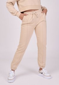 Project X Paris BASIC ELASTIQUÉ - Pantalones deportivos - beige