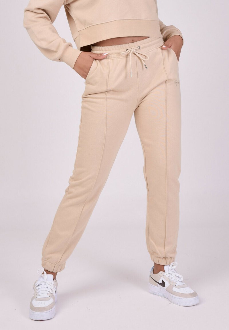 Project X Paris BASIC ELASTIQUÉ - Pantalones deportivos - beige