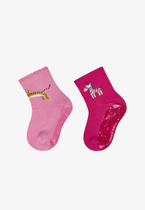 Sterntaler, FLIESEN FLITZER AIR 2ER-PACK TIGER - Socks - helles rosa