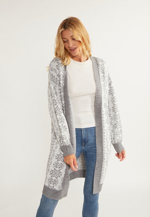 usha, Vest - grau weiss