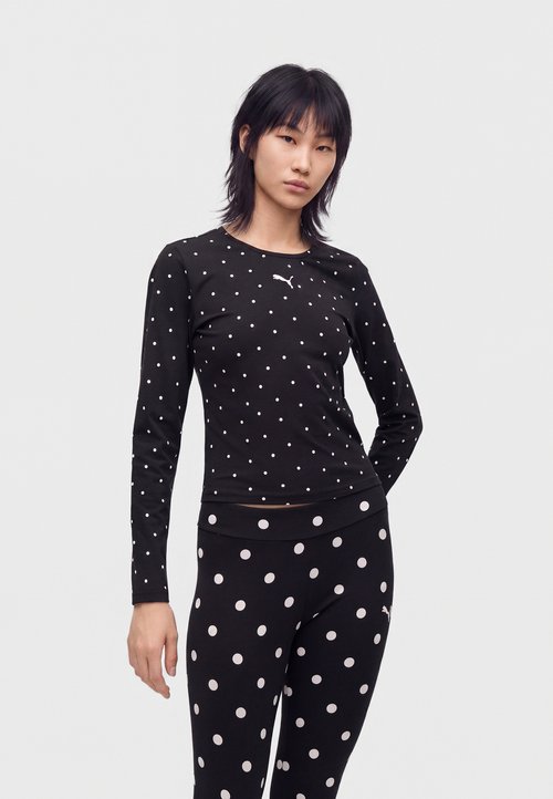 PUMA SPEED PROGRAM EUROPE WOMEN TEE - Long-sleeved top black — photo 4