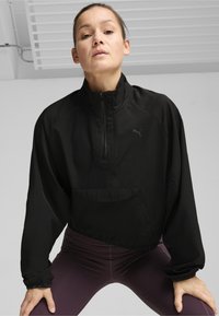 Puma HYPERNATURAL  1/2 ZIP - Outdoorjacka - black