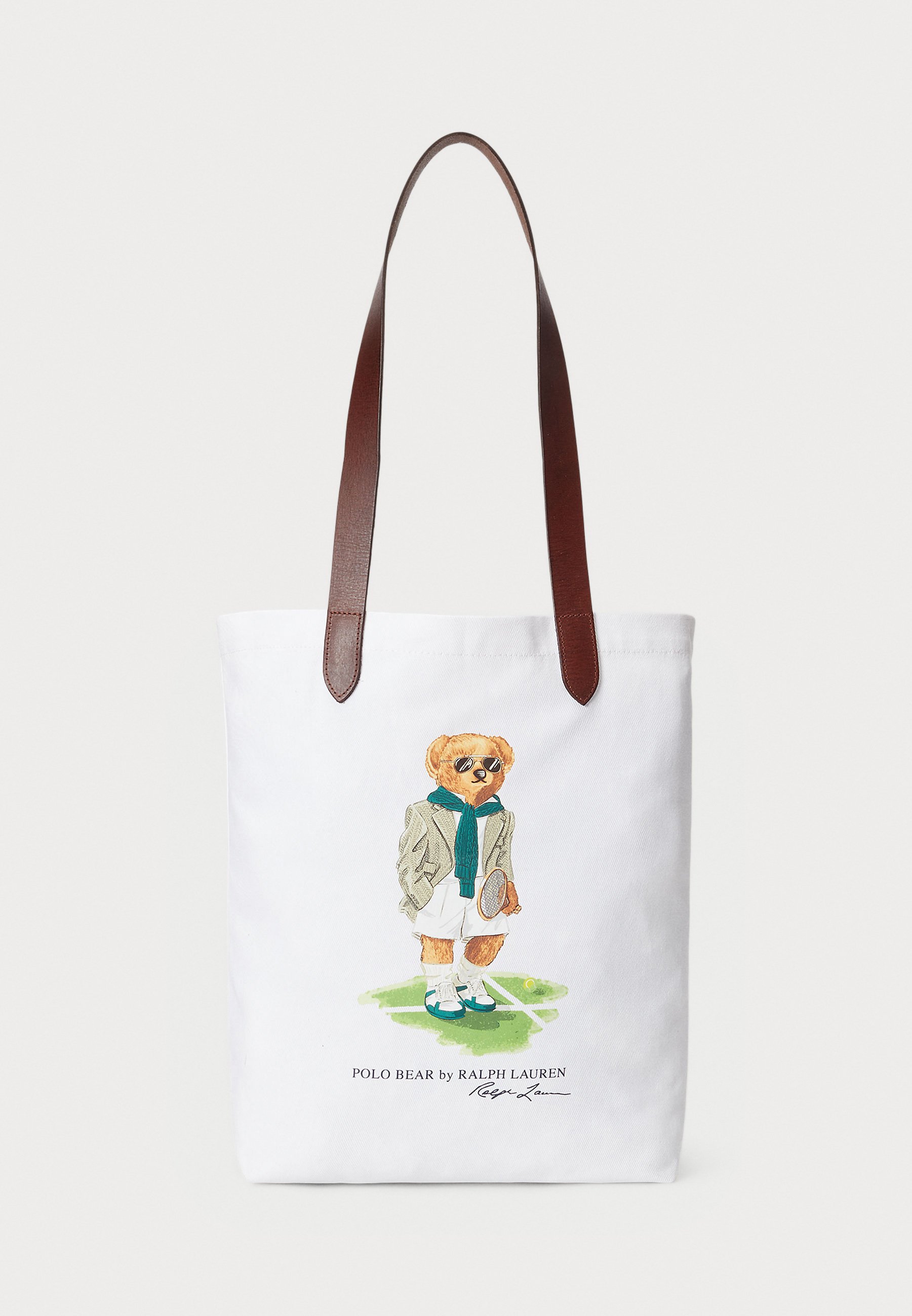 Polo Ralph Lauren POLO BEAR TWILL SHOPPER - Handbag - moss
