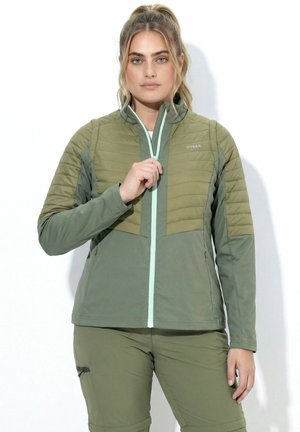 Ulla Popken HYPRAR, 2-IN-1-FUNKTIONSJACKE, ÄRMEL ABNEHMBAR, STEHKRAGEN - Winterjacke - olive green