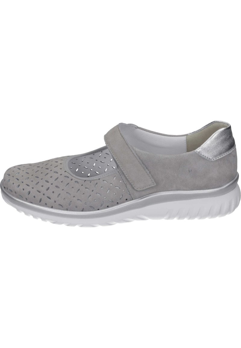 Semler Bailarinas con hebilla - perle-silber