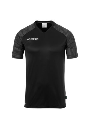 Print T-shirt - schwarz anthra