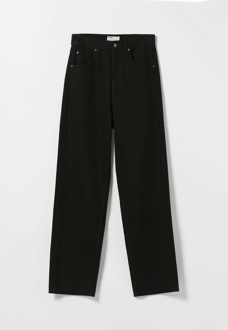 Bershka Straight leg jeans zwart