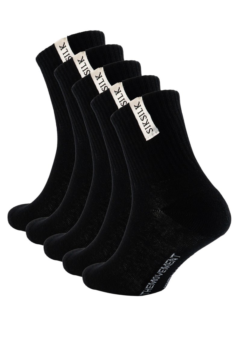 Herren Unterhosen | SIKSILK 5 PACK Socken black/schwarz - YZ81711 Herren Unterhosen | SIKSILK 5 PACK Socken black/schwarz - YZ81711