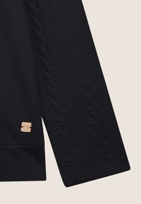 Freddy GIROCOLLO IN  CON MANICHE A TRECCE - Sudadera - nero