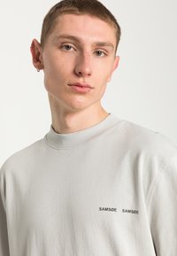 Samsøe Samsøe NORSBRO - T-shirt básica - quiet gray