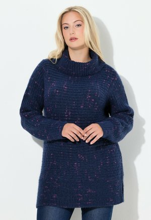 SPACE TURTLENECK  - Pullover - ink blue