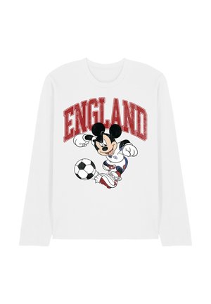 Disney, MICKEY MOUSE ENGLAND FOOTBALL - Long sleeved top - white