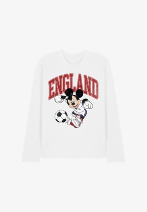 Disney, MICKEY MOUSE ENGLAND FOOTBALL - Long sleeved top - white