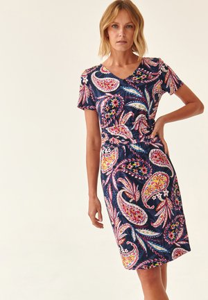 TATUUM MONIKA - Jersey dress - navy blue