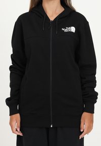 The North Face Felpa con zip - black