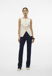 Vero Moda Jeans straight leg - dark blue denim