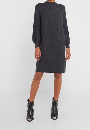 Gebreide jurk - anthracite