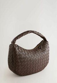 WEAVE SHOULDER - Handbag - chocolate brown